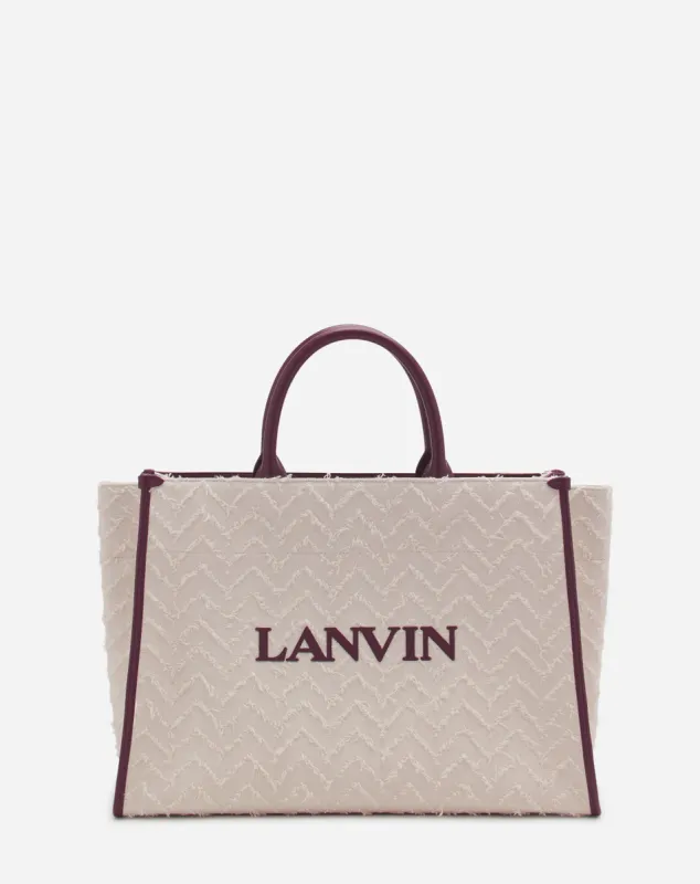 HERRINGBONE MOTIF IN&OUT MM TOTE BAG sold by Lanvin