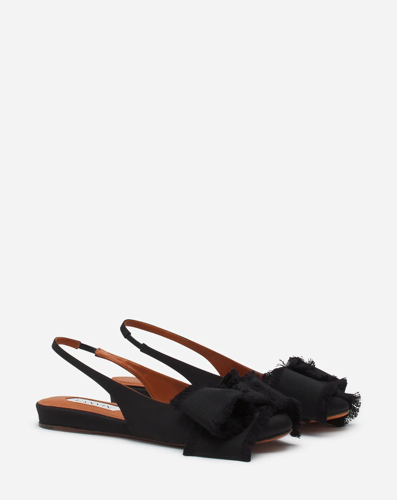 SLINGBACK BALLERINA FLAT IN SATIN sold by Lanvin product image thumbnail 2