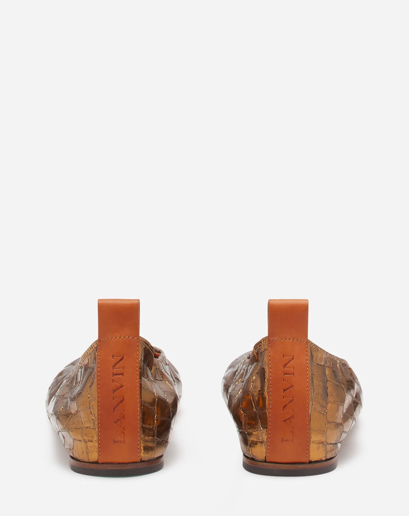 THE BALLERINA IN CROCODILE-EFFECT LEATHER sold by Lanvin product image thumbnail 4