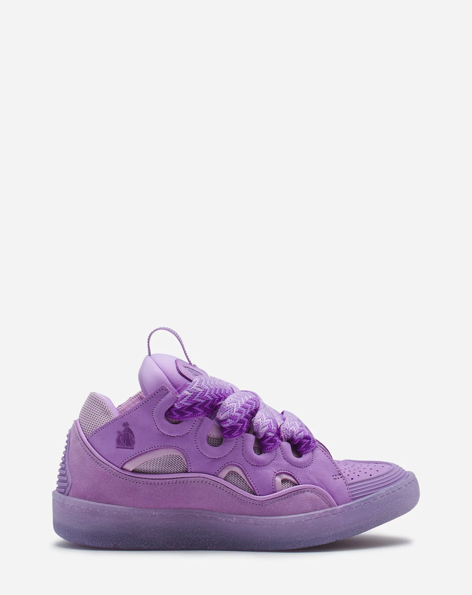 LEATHER CURB SNEAKERS sold by Lanvin