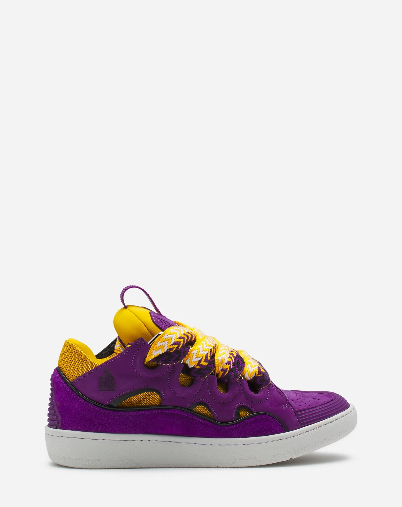 LEATHER CURB SNEAKERS sold by Lanvin