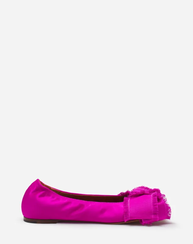 BALLERINA FLAT WITH A SATIN BOW sold by Lanvin