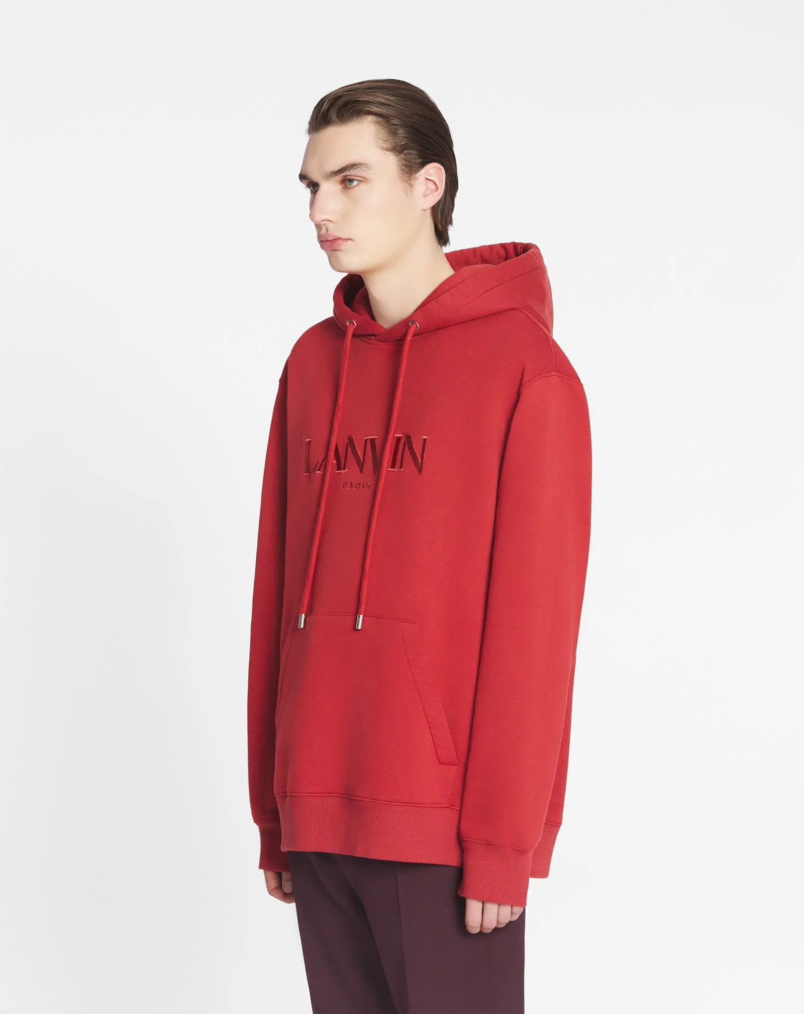 LANVIN PARIS EMBROIDERED LOOSE-FITTING HOODIE sold by Lanvin product image thumbnail 3