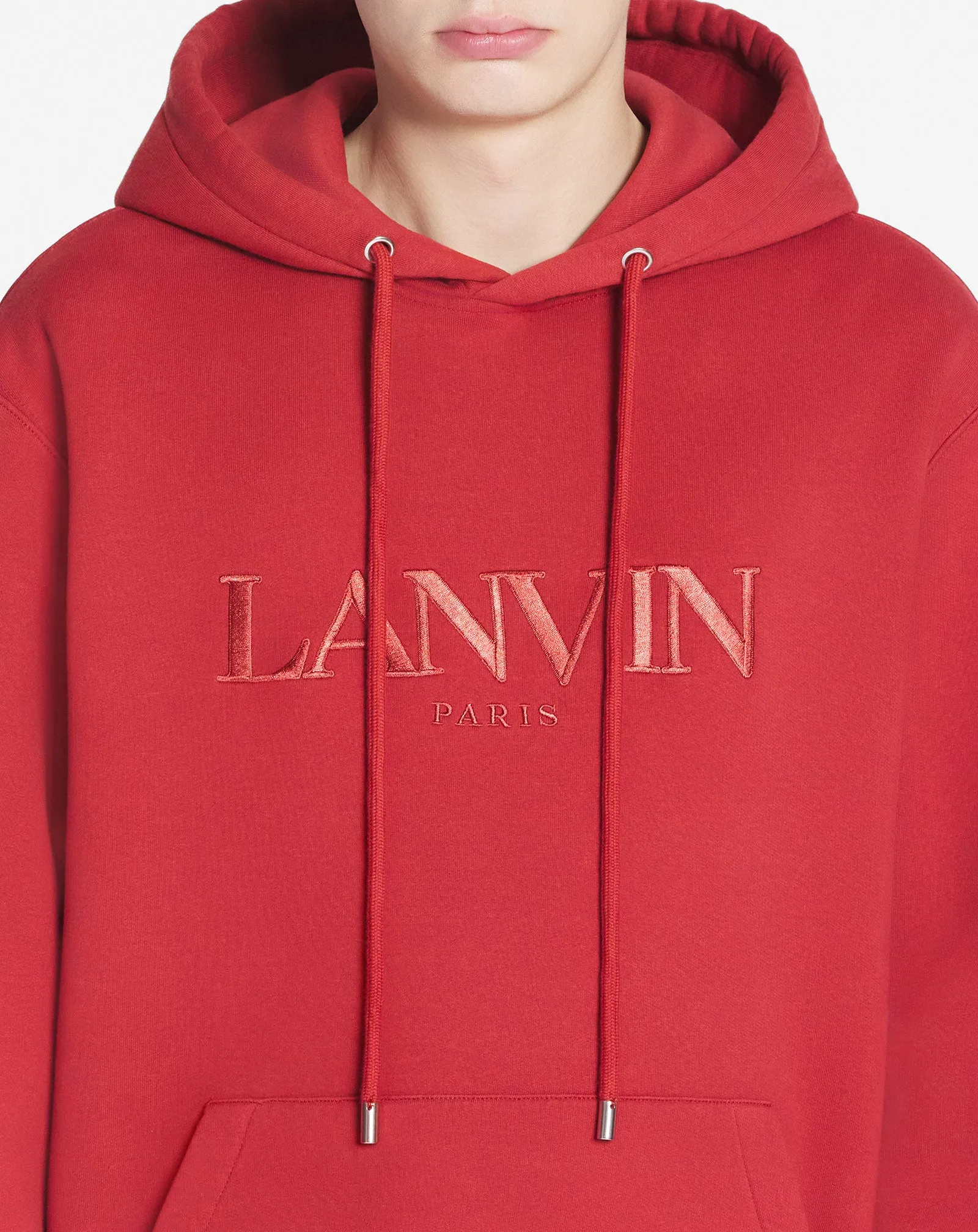 LANVIN PARIS EMBROIDERED LOOSE-FITTING HOODIE sold by Lanvin product image thumbnail 5