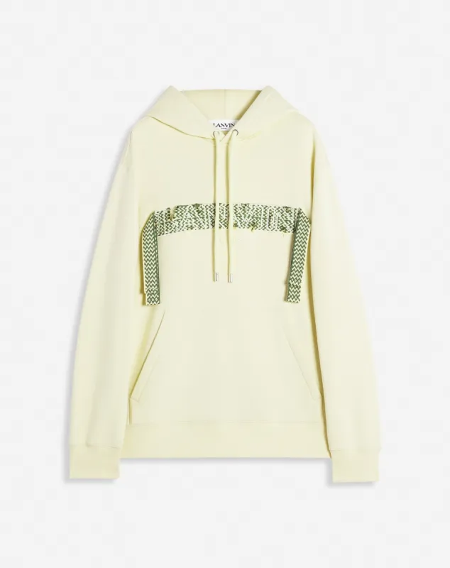 LANVIN CURB LACE LOOSE-FIT HOODIE sold by Lanvin