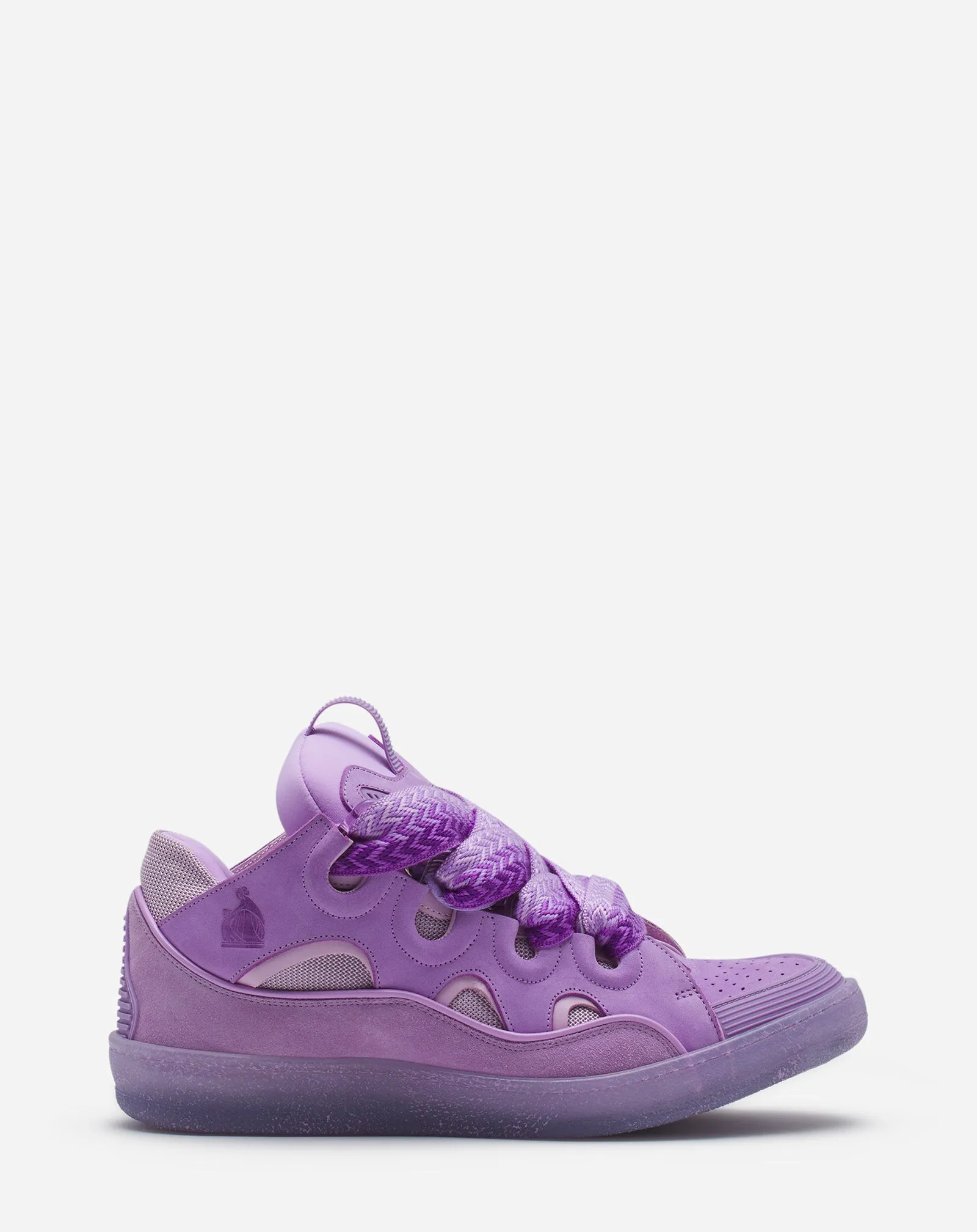 LEATHER CURB SNEAKERS sold by Lanvin