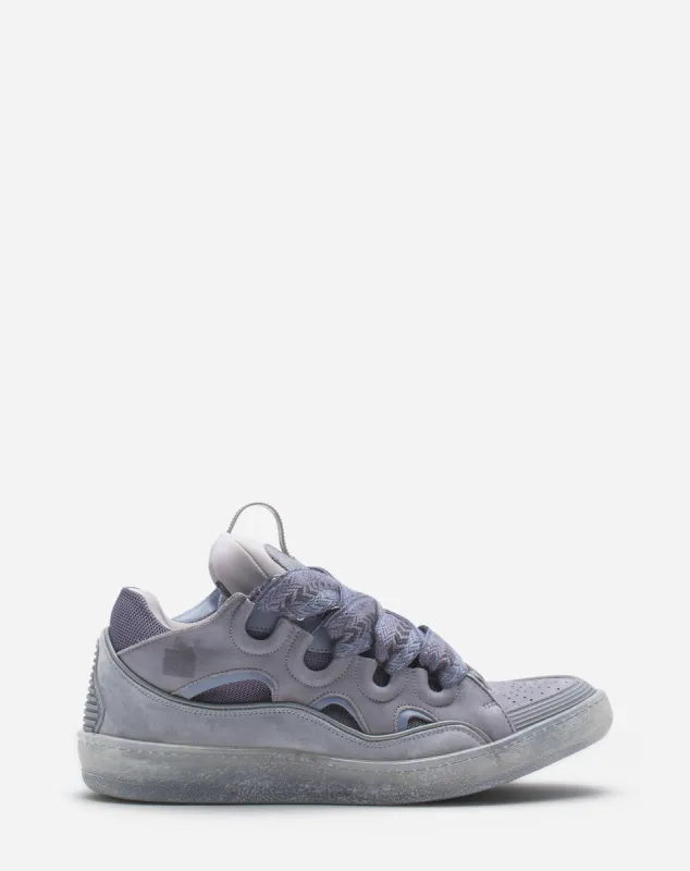 LEATHER CURB SNEAKERS sold by Lanvin