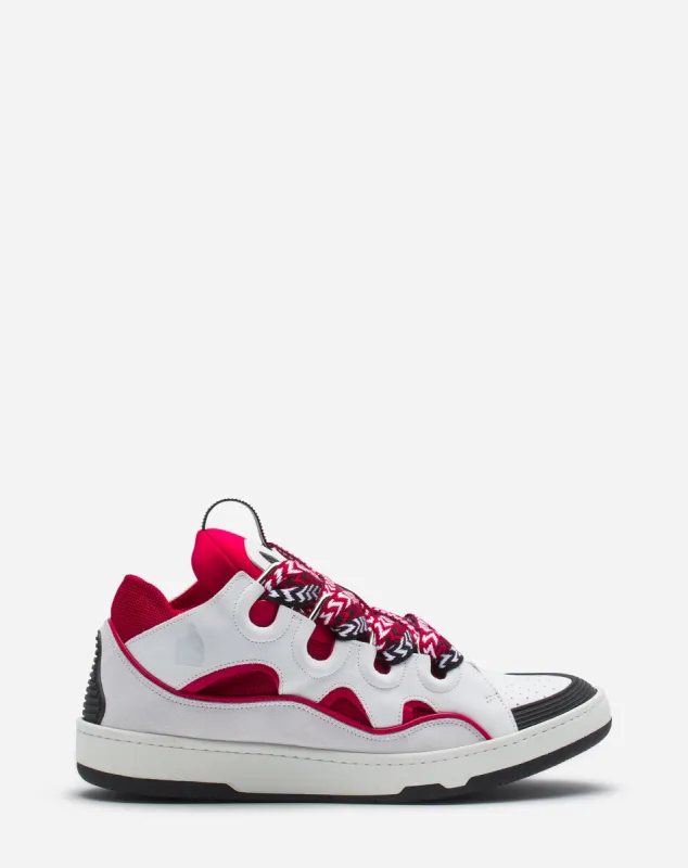 LEATHER CURB SNEAKERS sold by Lanvin