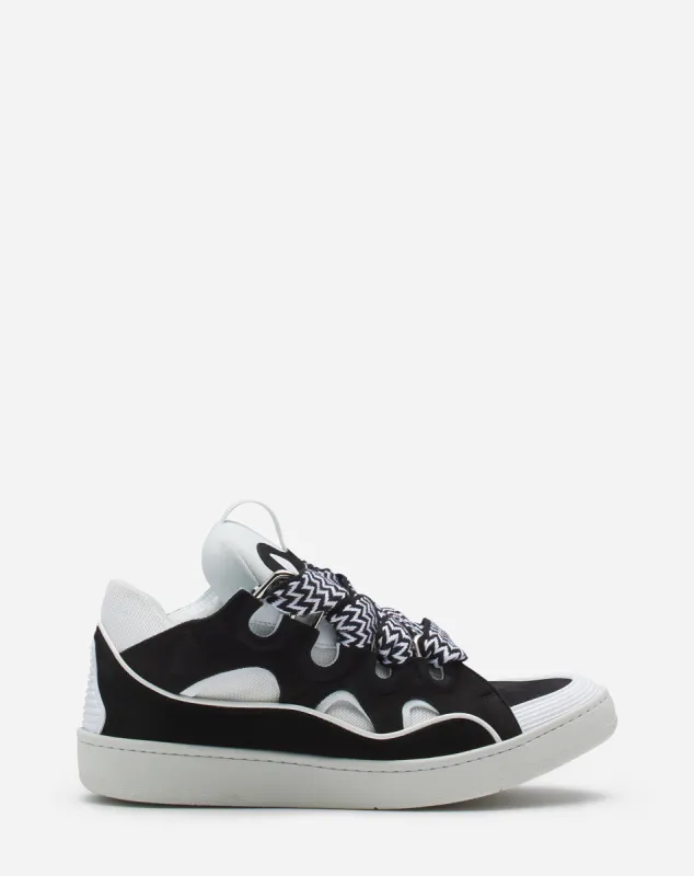 LEATHER CURB SNEAKERS sold by Lanvin