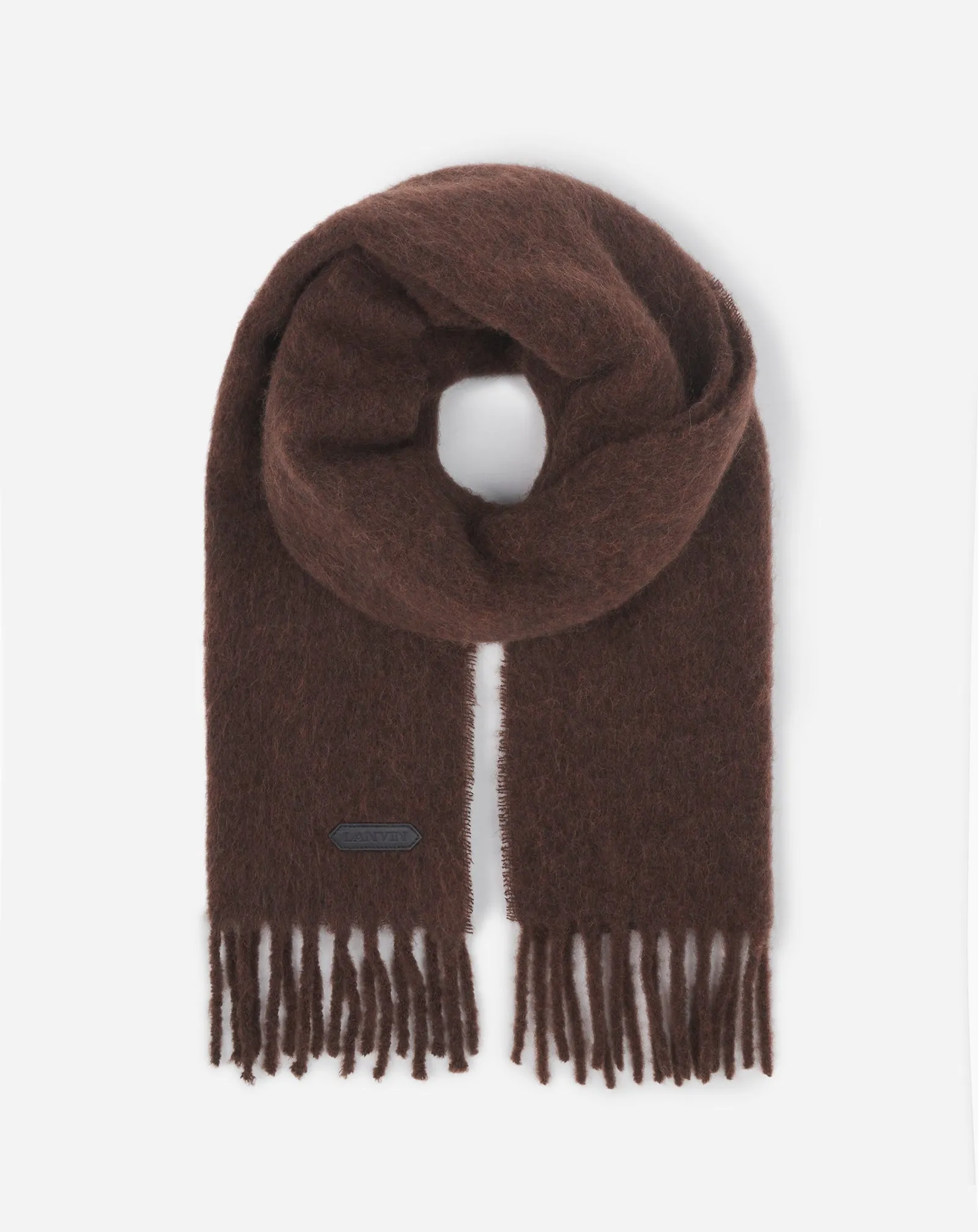 LANVIN FRINGED SCARF IN WOOL sold by Lanvin product image thumbnail 4