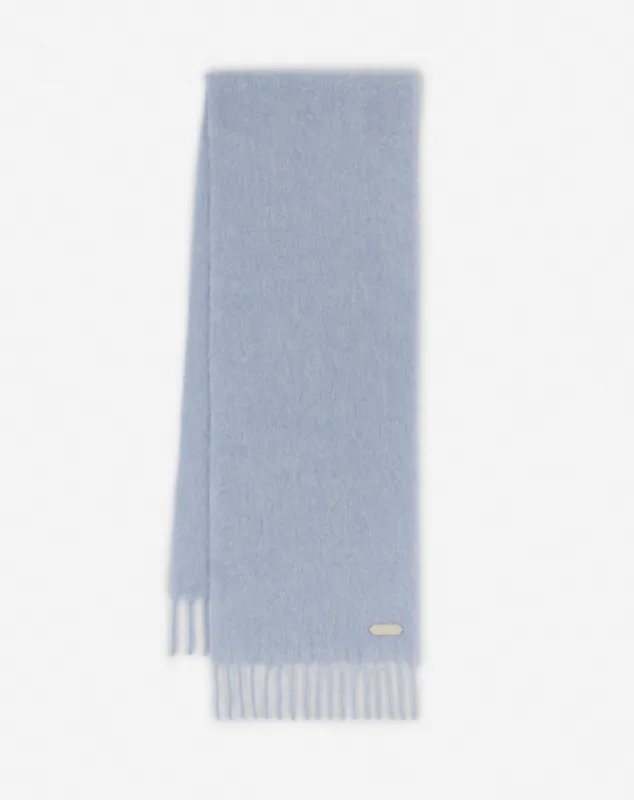 LANVIN FRINGED SCARF IN WOOL sold by Lanvin