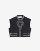 SHORT SLEEVELESS JACKET WITH A HEART DETAIL sold by Lanvin