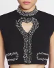 SHORT SLEEVELESS JACKET WITH A HEART DETAIL sold by Lanvin