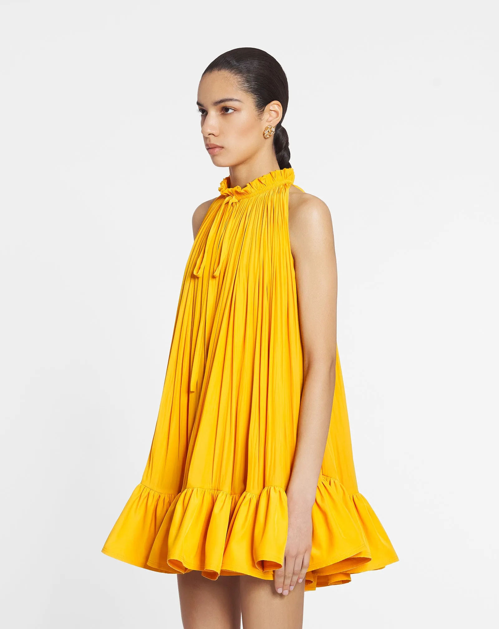 SHORT DRESS WITH RUFFLES sold by Lanvin product image thumbnail 3