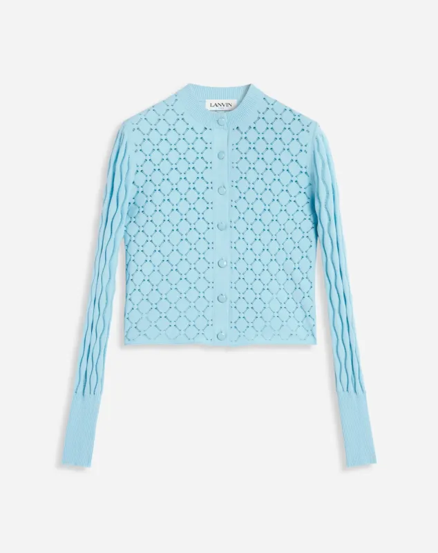 BODYCON CARDIGAN WITH ROUND NECK sold by Lanvin