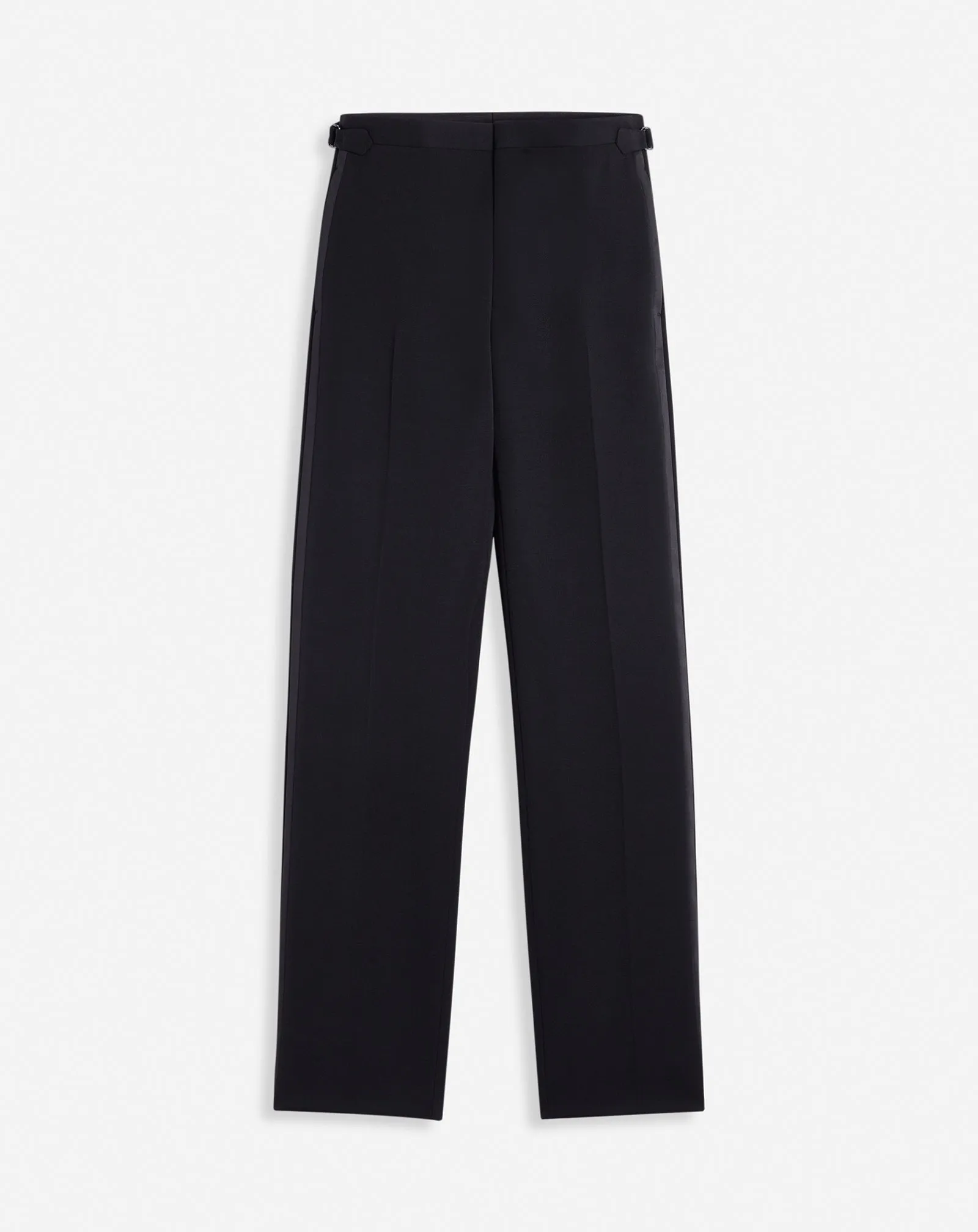 FITTED TAILORED PANTS WITH SATIN BANDS sold by Lanvin