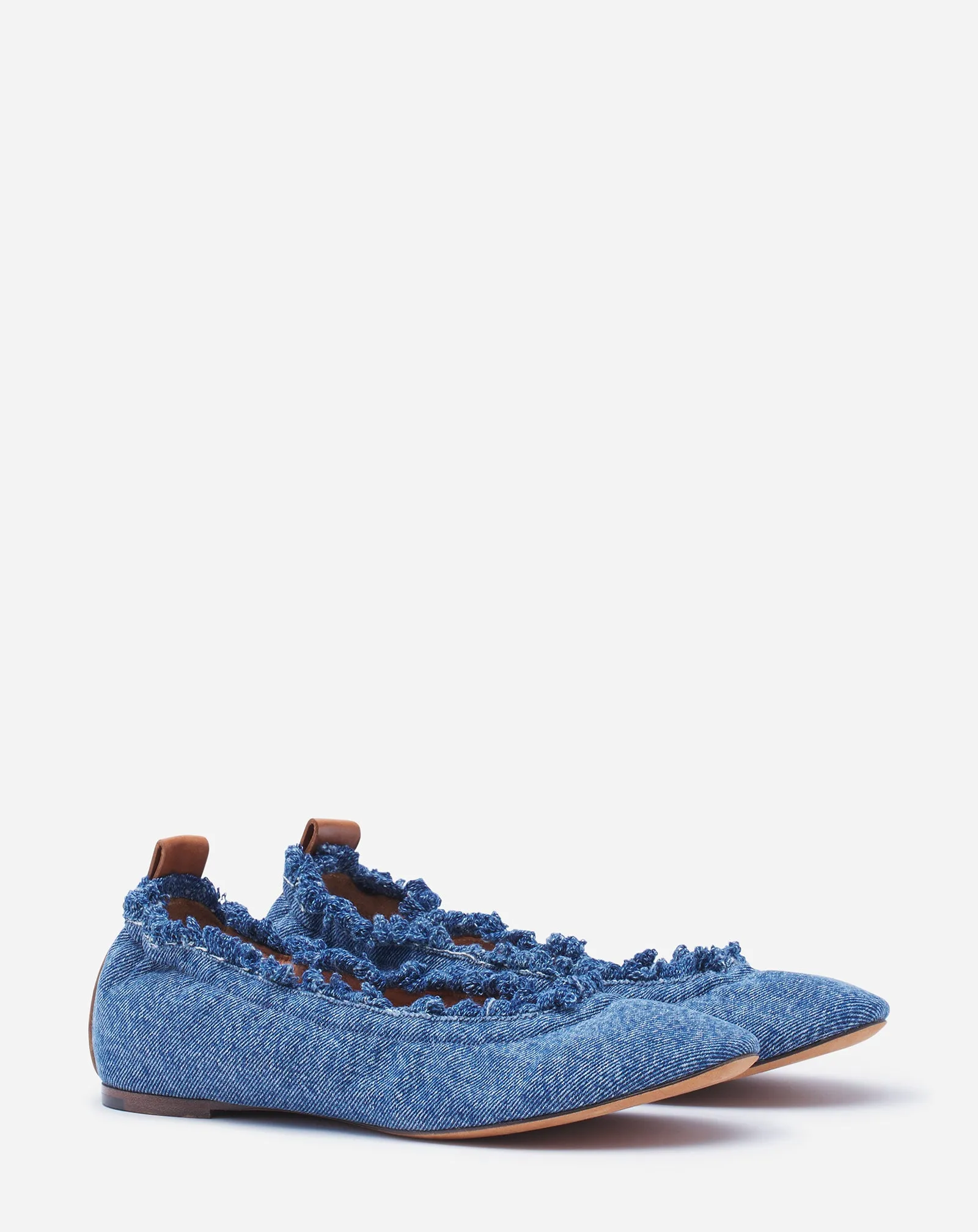 THE BALLERINA FLAT IN DENIM sold by Lanvin product image thumbnail 2