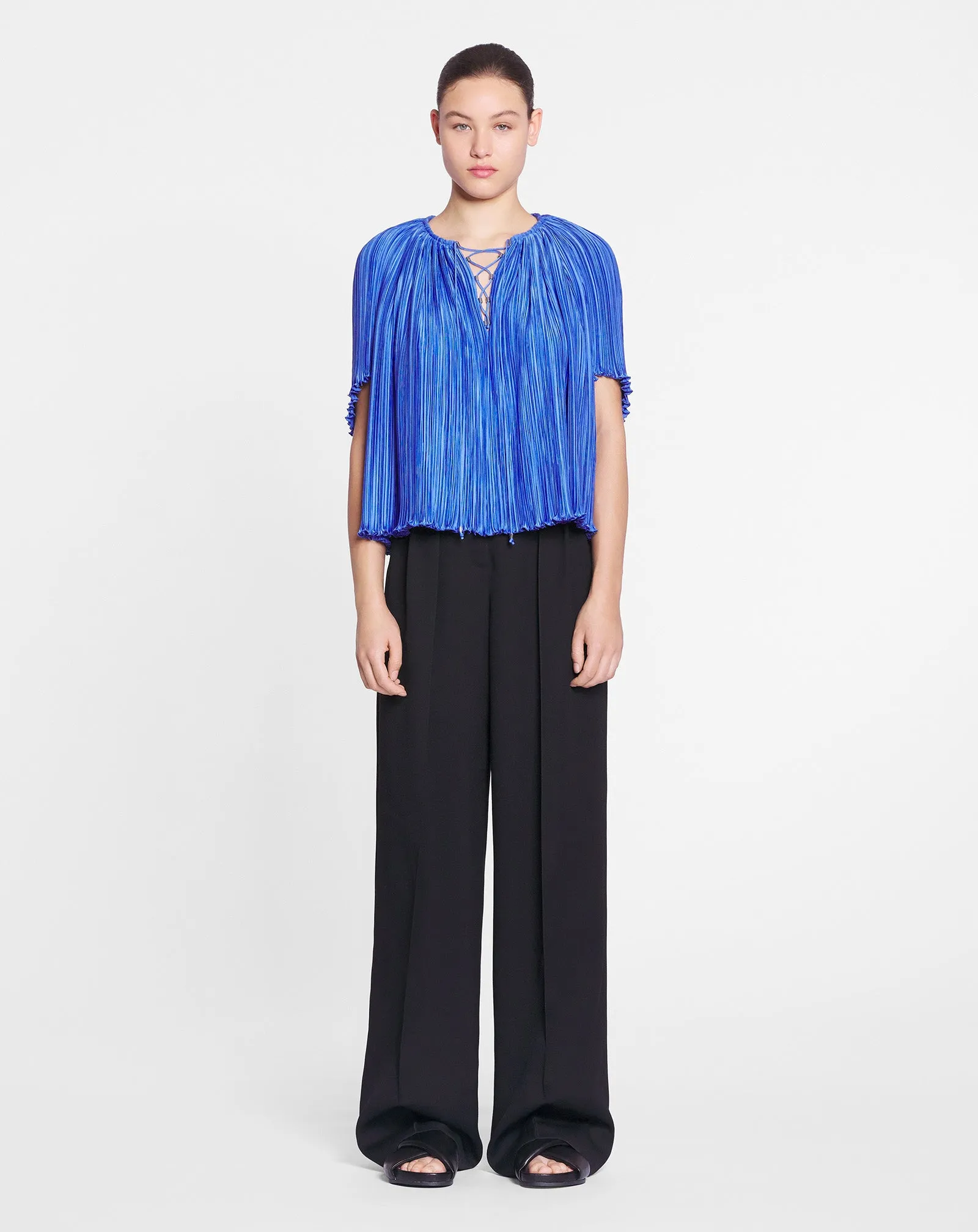 SHORT-SLEEVED PLEATED BLOUSE sold by Lanvin product image thumbnail 2