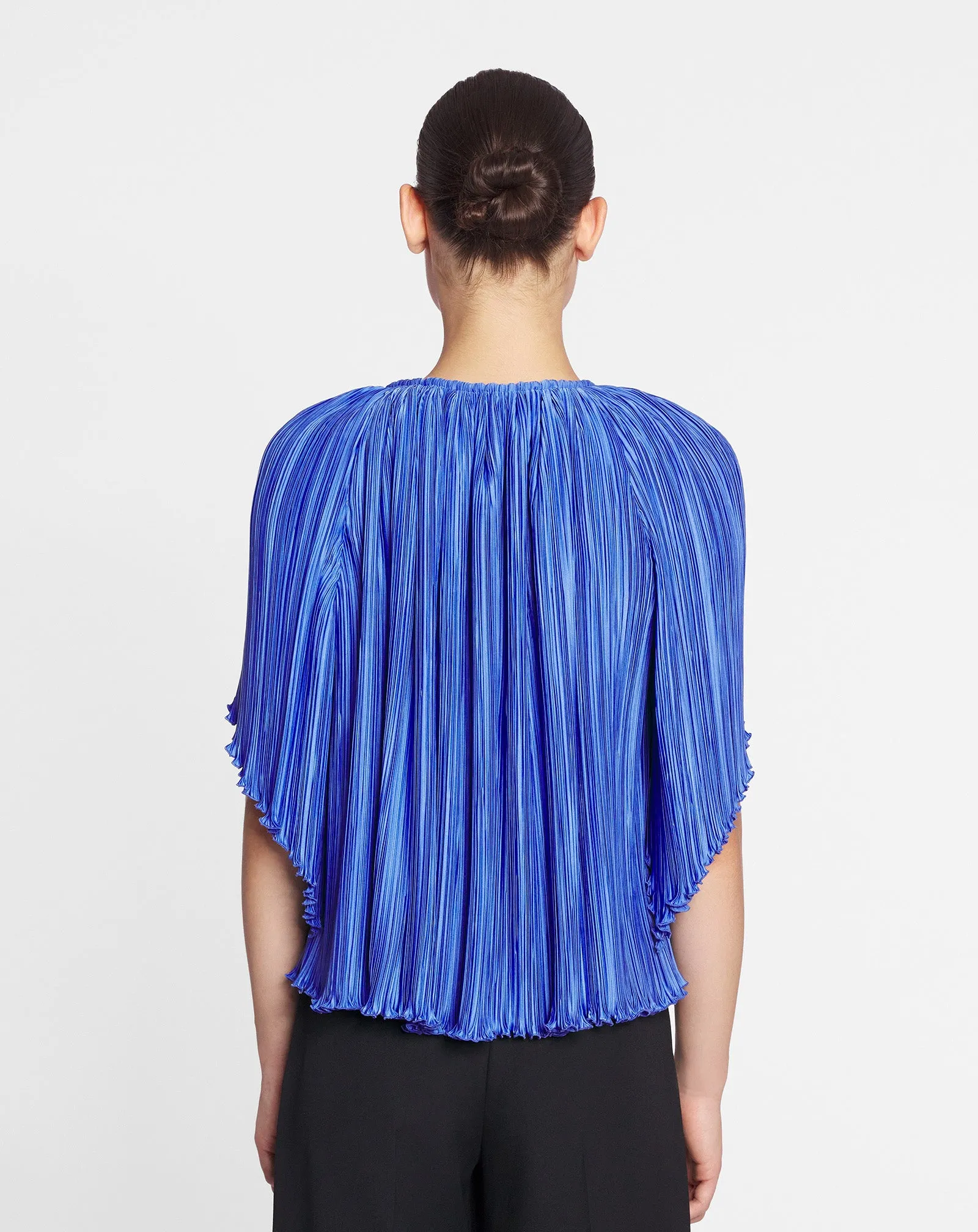 SHORT-SLEEVED PLEATED BLOUSE sold by Lanvin product image thumbnail 4