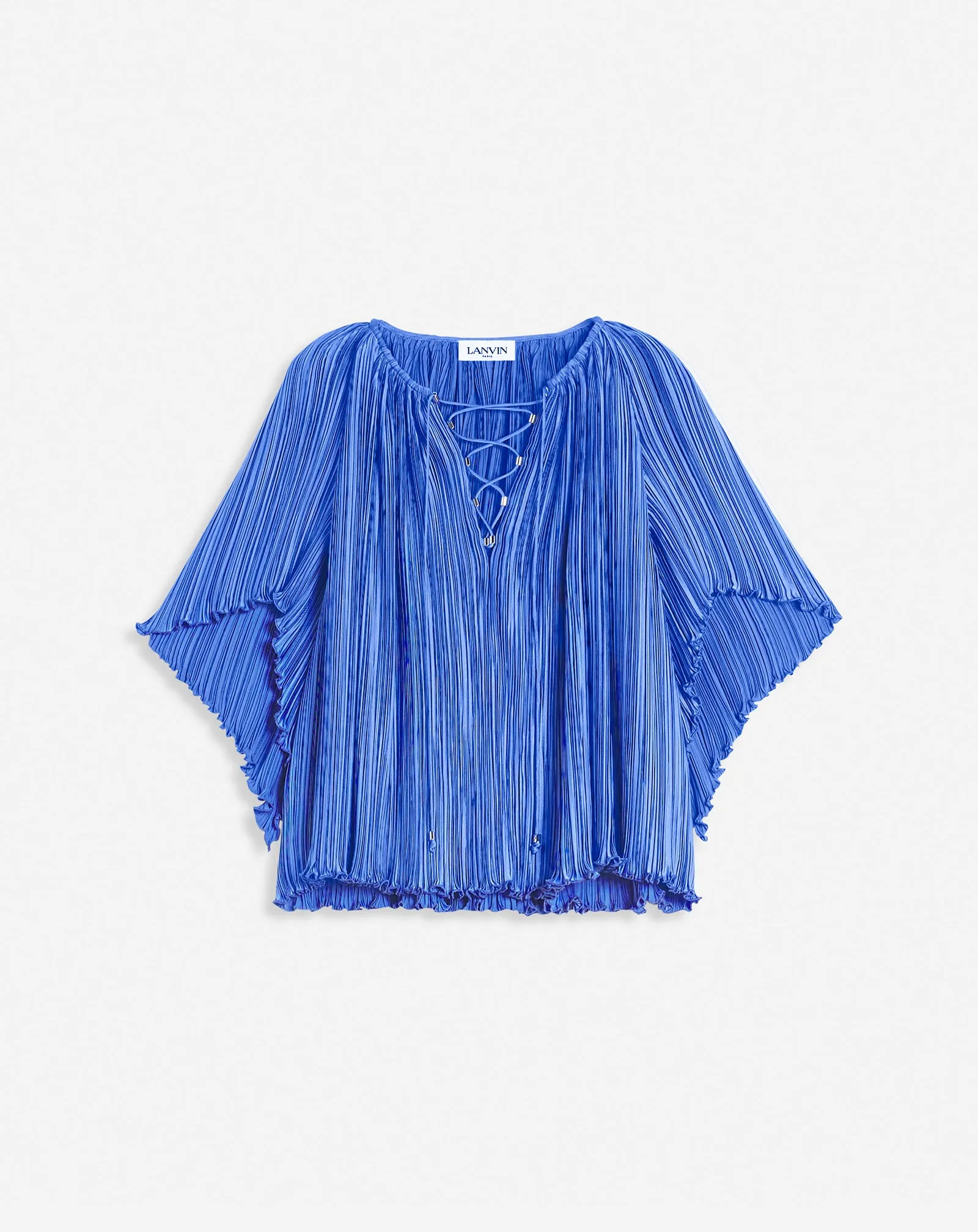 SHORT-SLEEVED PLEATED BLOUSE sold by Lanvin