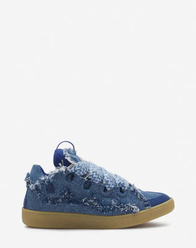 CURB SNEAKERS IN DENIM sold by Lanvin
