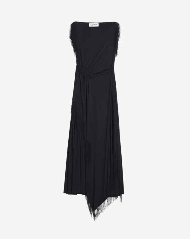 EMBROIDERED SLEEVELESS DRESS sold by Lanvin