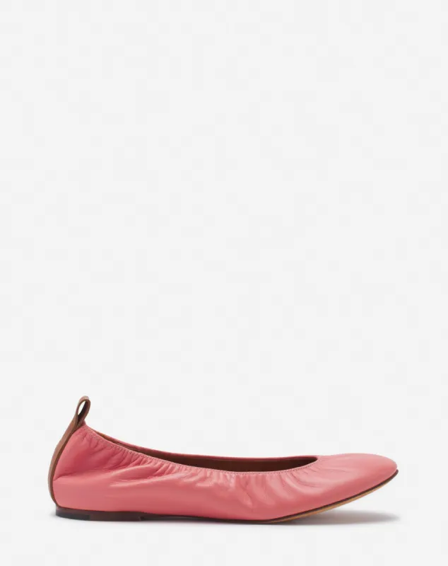 THE LEATHER BALLERINA FLAT sold by Lanvin