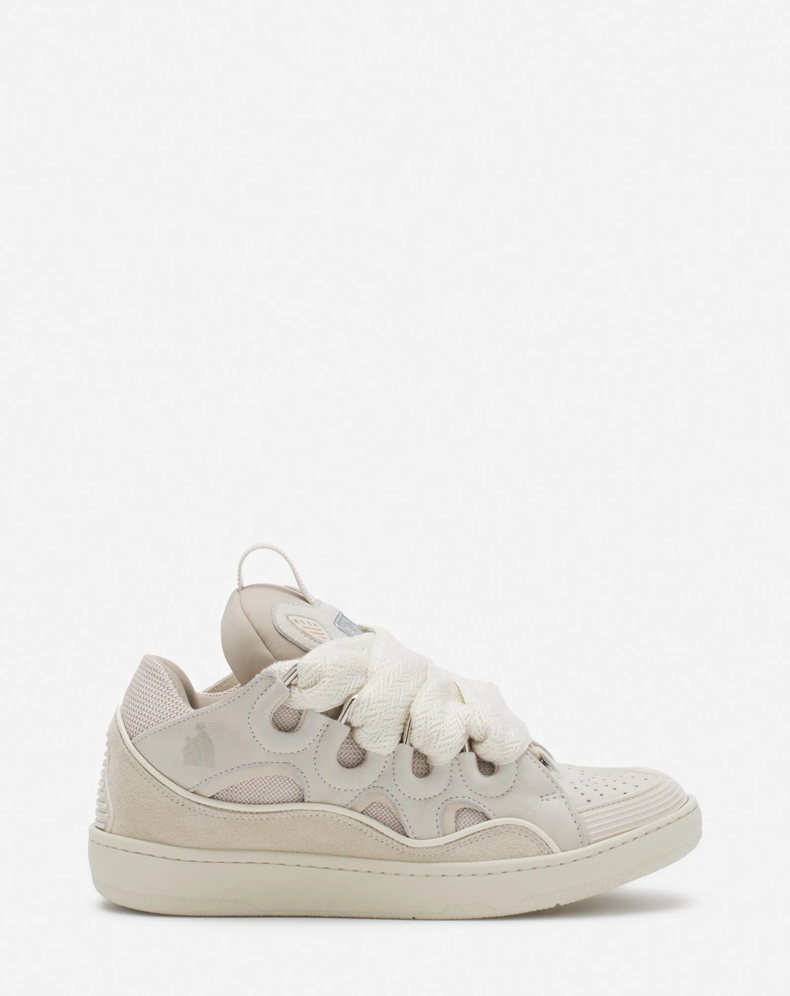 LEATHER CURB SNEAKERS sold by Lanvin