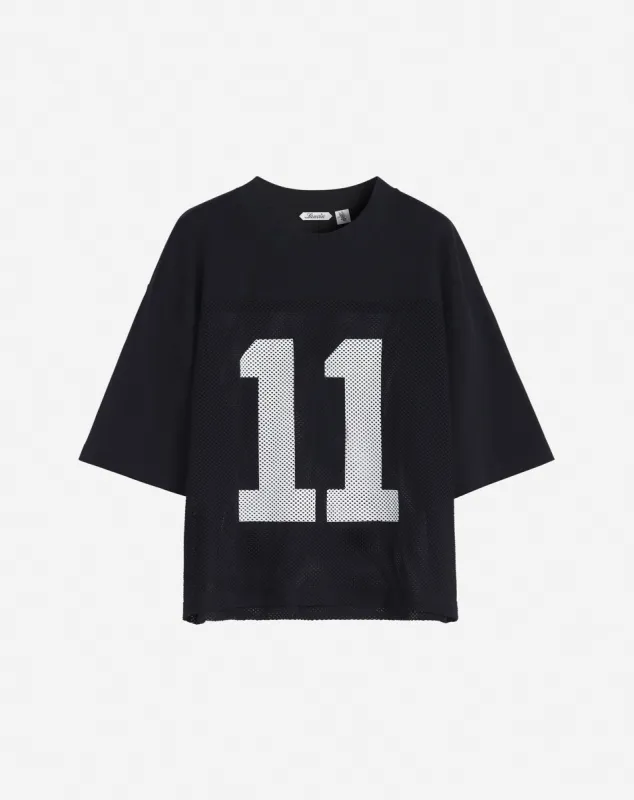LANVIN X FUTURE LOOSE-FIT MESH T-SHIRT sold by Lanvin