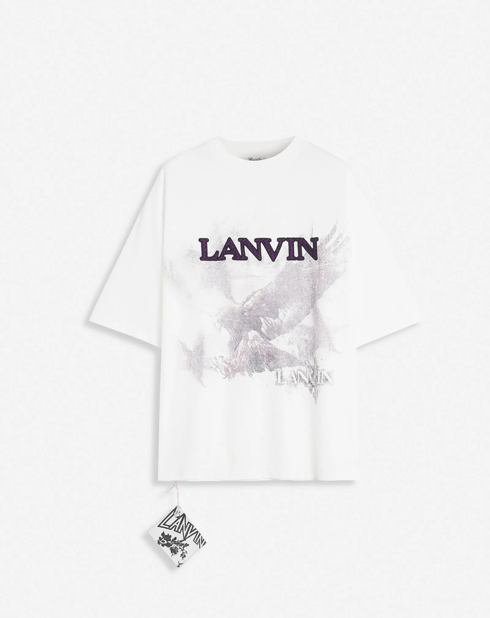 LANVIN X FUTURE UNISEX EAGLE PRINT LOOSE-FIT T-SHIRT sold by Lanvin