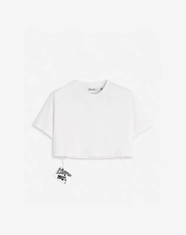 LANVIN X FUTURE CROPPED PRINTED T-SHIRT sold by Lanvin