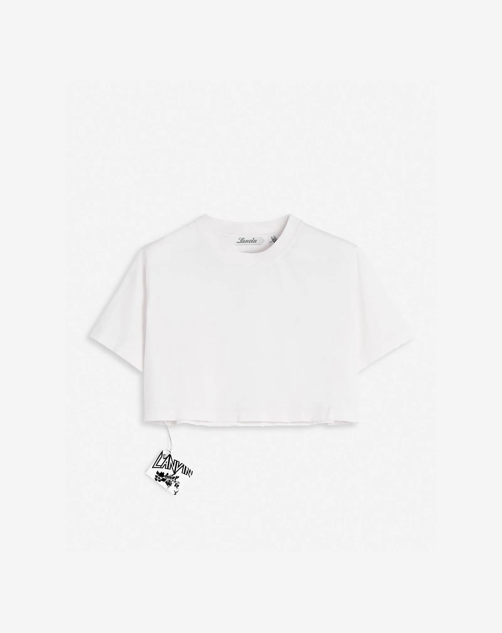 LANVIN X FUTURE CROPPED PRINTED T-SHIRT sold by Lanvin