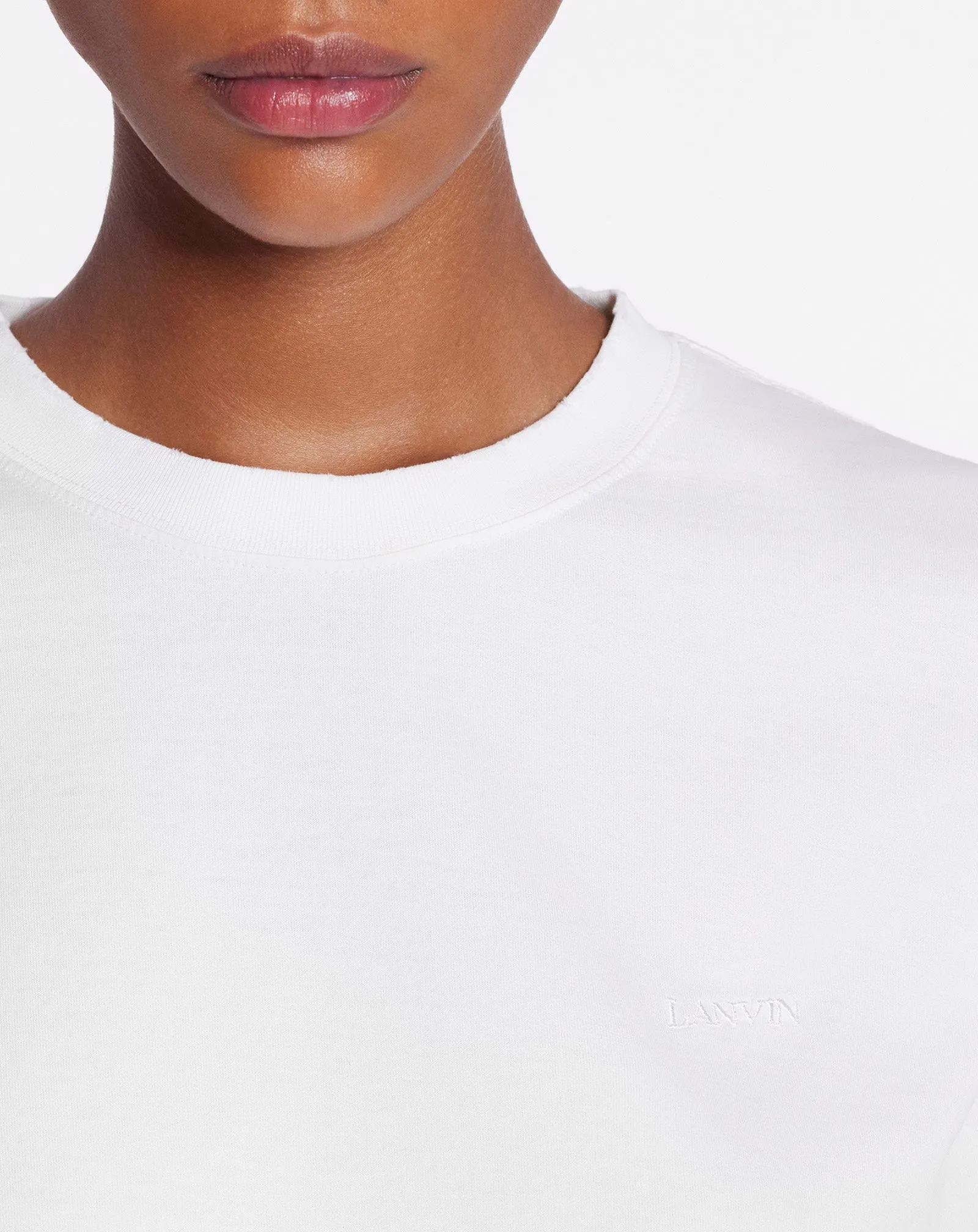 LANVIN X FUTURE CROPPED PRINTED T-SHIRT sold by Lanvin product image thumbnail 5