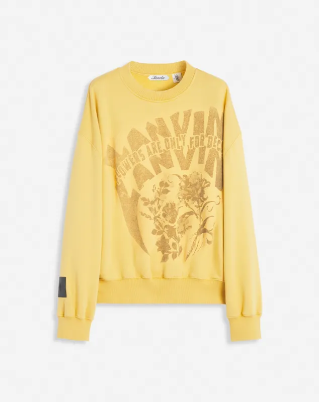 LANVIN X FUTURE UNISEX LOOSE-FIT PRINTED SWEATSHIRT sold by Lanvin