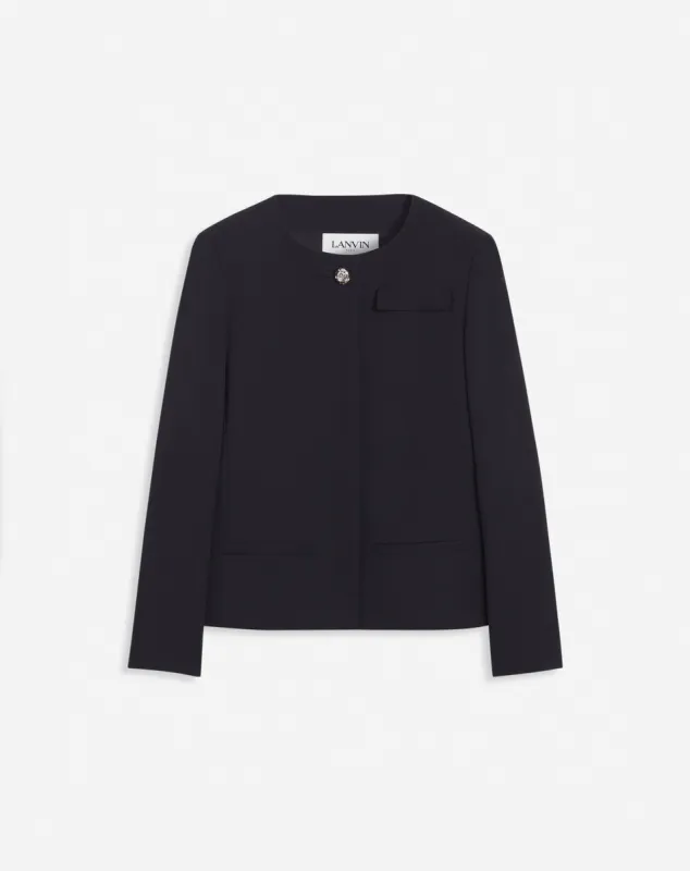CROPPED FITTED JACKET sold by Lanvin