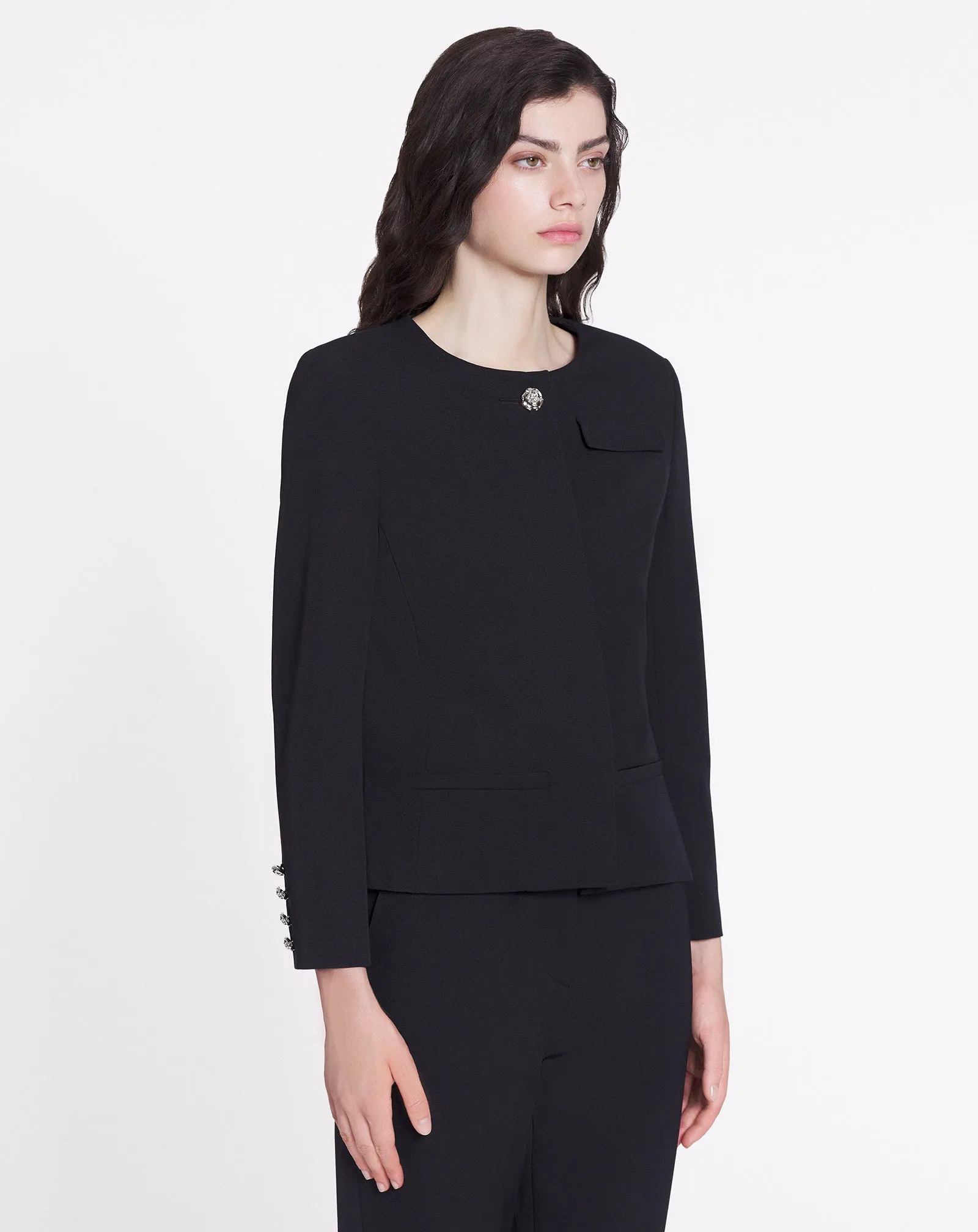 CROPPED FITTED JACKET sold by Lanvin product image thumbnail 3
