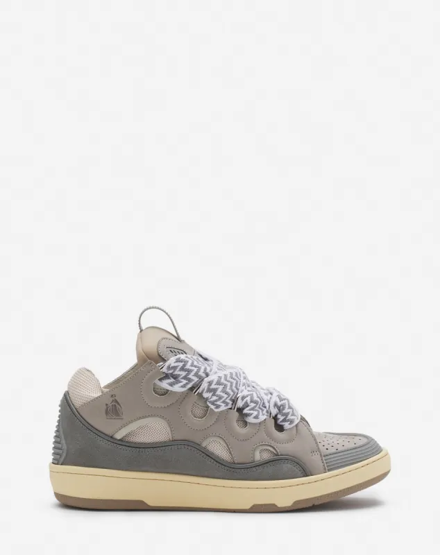 LEATHER CURB SNEAKERS sold by Lanvin