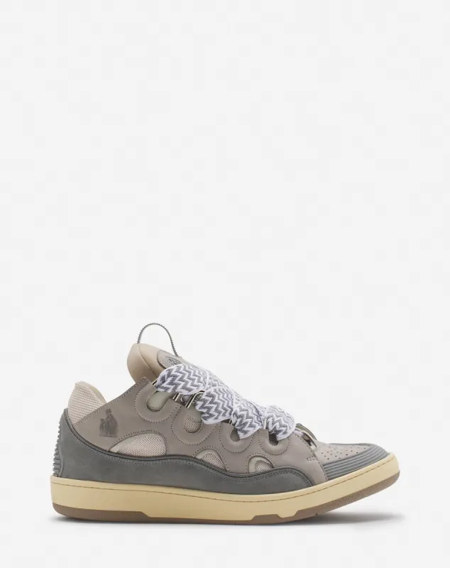 LEATHER CURB SNEAKERS sold by Lanvin