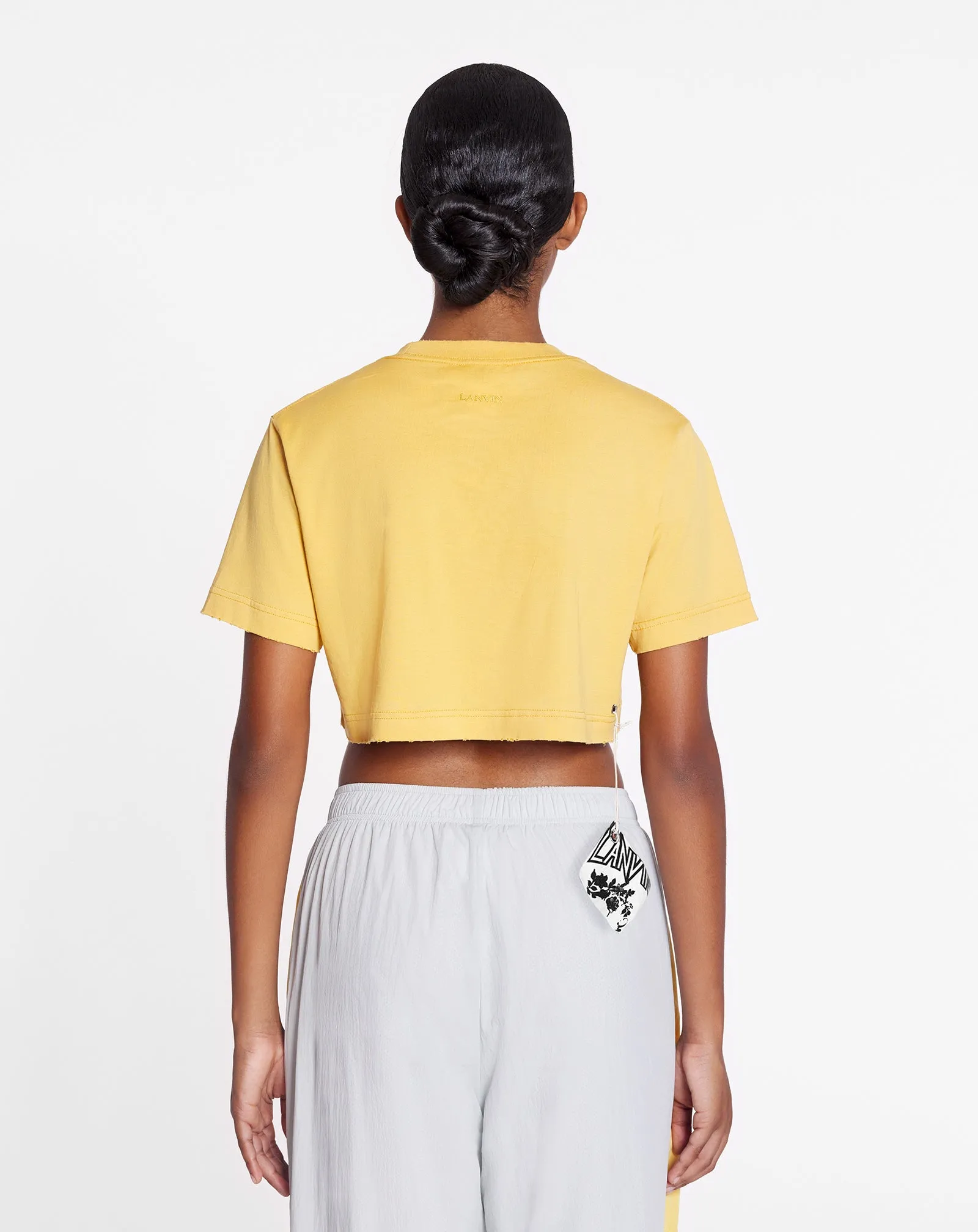 LANVIN X FUTURE CROPPED PRINTED T-SHIRT sold by Lanvin product image thumbnail 4