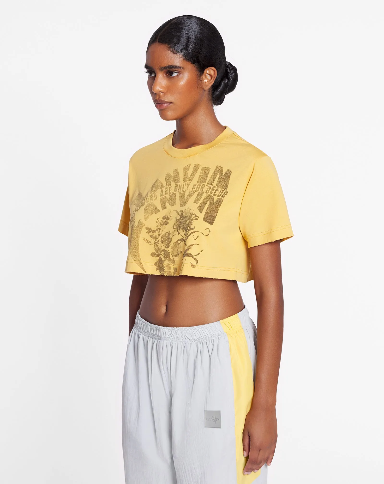 LANVIN X FUTURE CROPPED PRINTED T-SHIRT sold by Lanvin product image thumbnail 3