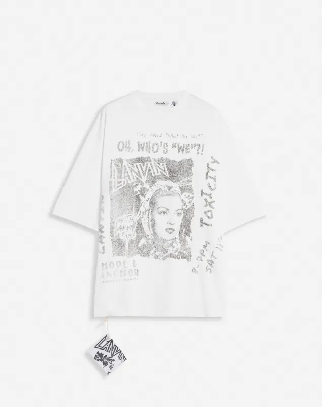 LANVIN X FUTURE UNISEX LOOSE-FIT PRINTED T-SHIRT sold by Lanvin