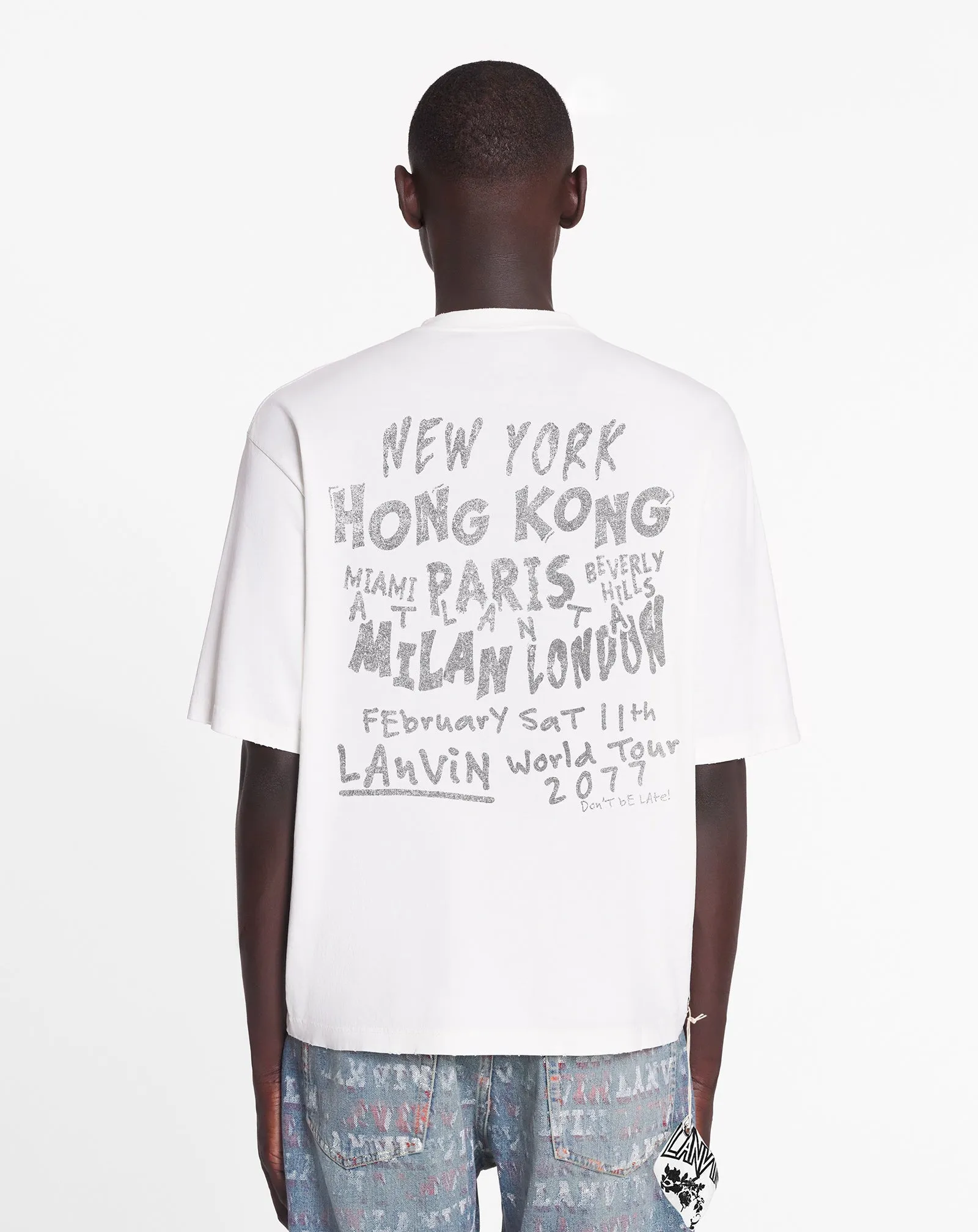 LANVIN X FUTURE UNISEX LOOSE-FIT PRINTED T-SHIRT sold by Lanvin product image thumbnail 4