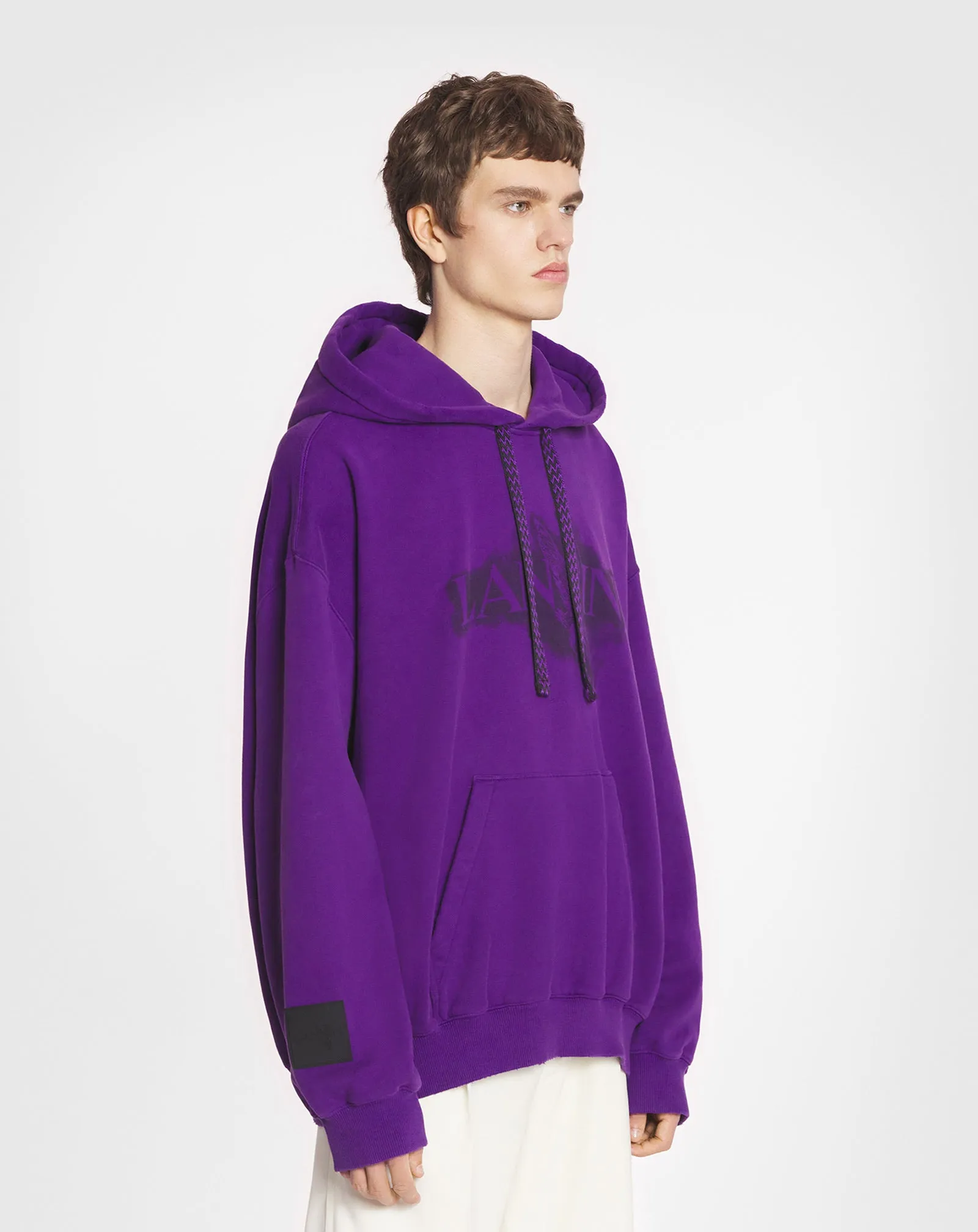 LANVIN X FUTURE UNISEX BAGGY HOODIE WITH EAGLE PRINT sold by Lanvin product image thumbnail 4