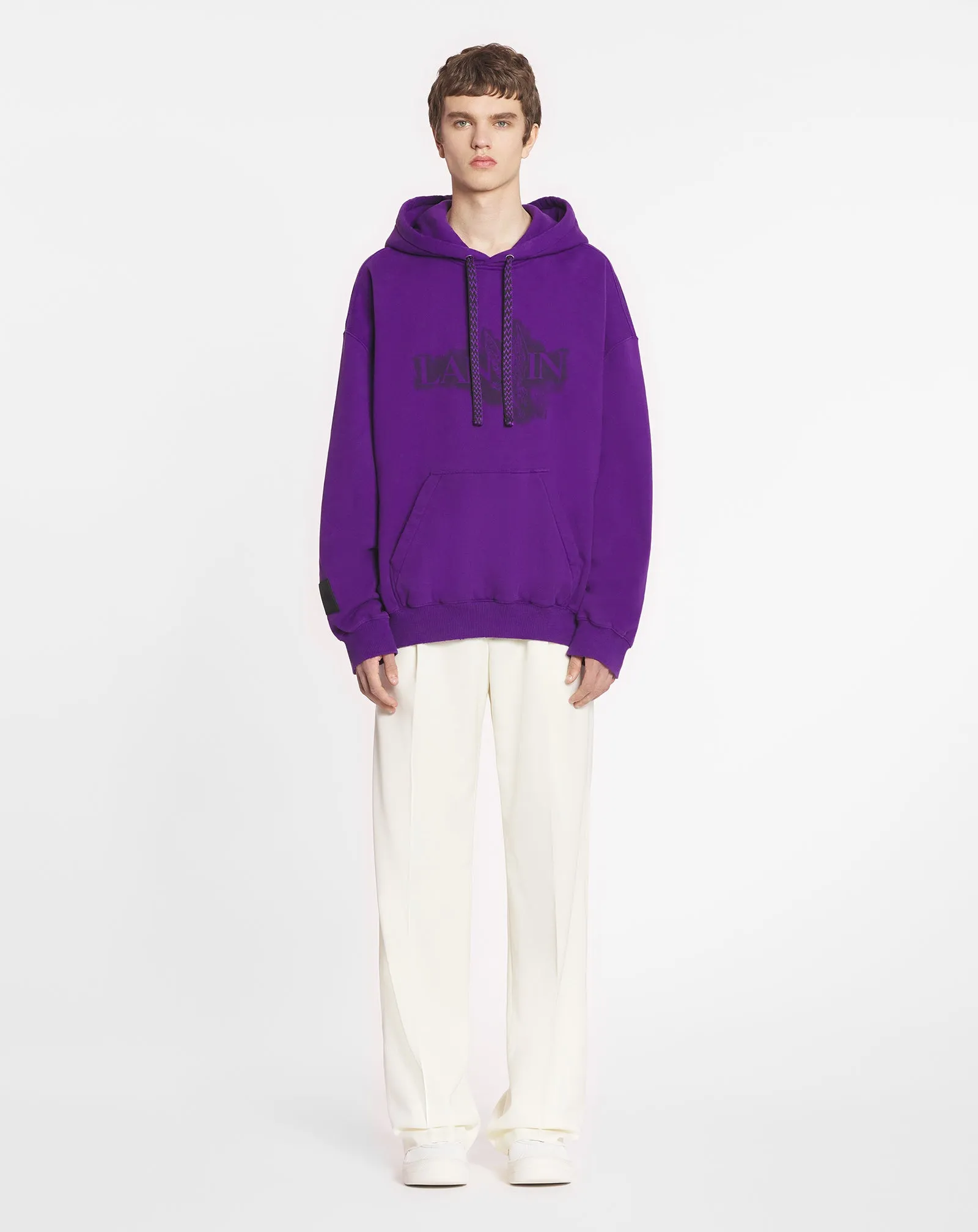 LANVIN X FUTURE UNISEX BAGGY HOODIE WITH EAGLE PRINT sold by Lanvin product image thumbnail 2
