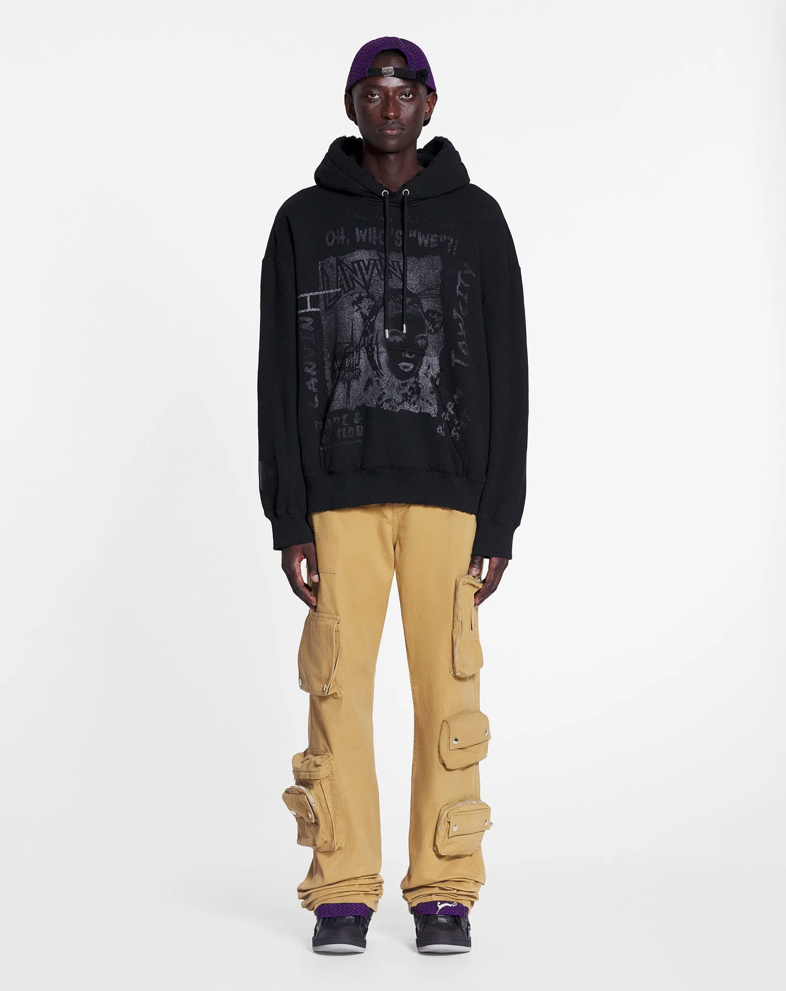 LANVIN X FUTURE UNISEX LOOSE-FIT PRINTED HOODIE sold by Lanvin product image thumbnail 2