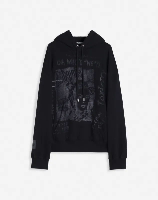 LANVIN X FUTURE UNISEX LOOSE-FIT PRINTED HOODIE sold by Lanvin