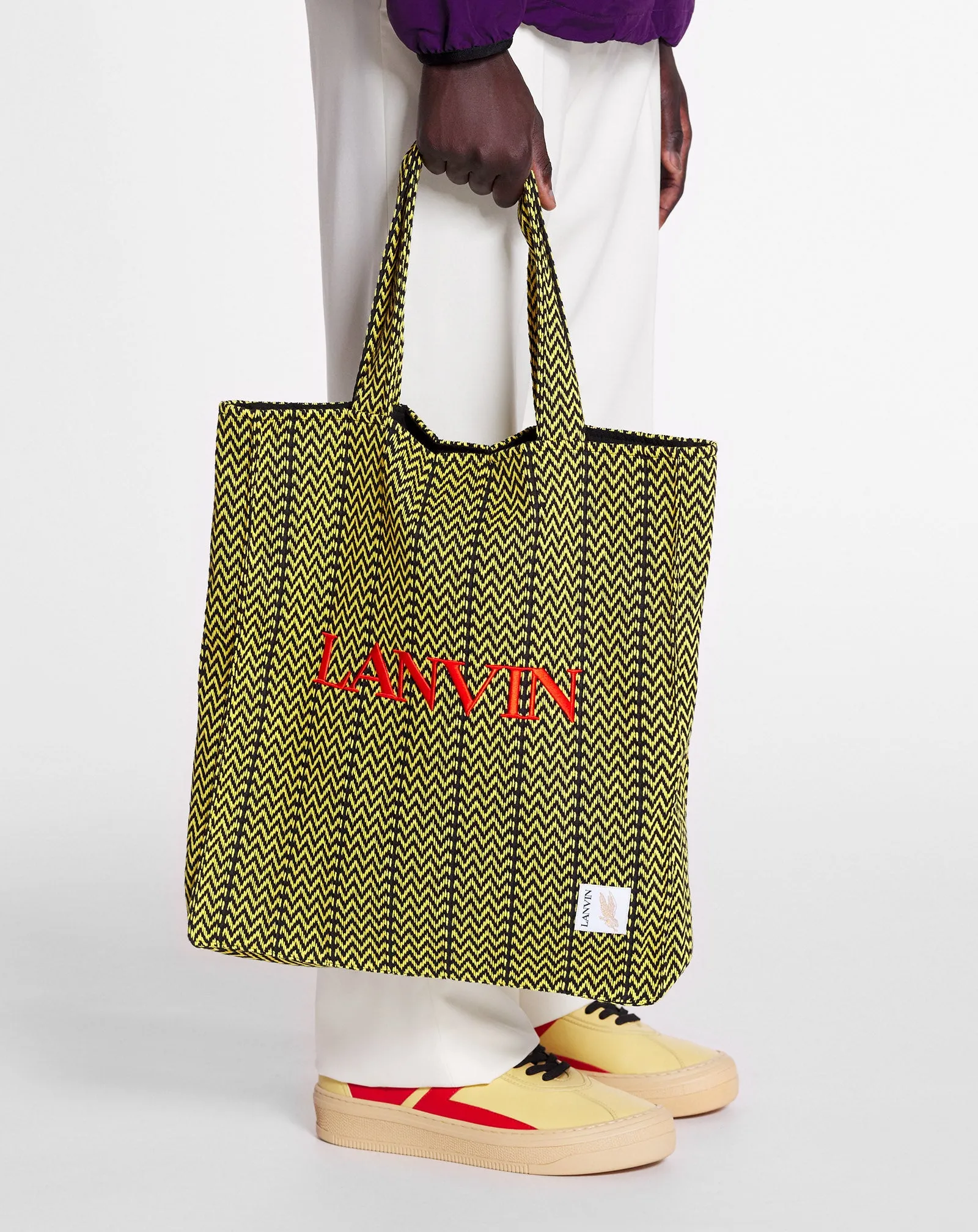 LANVIN x FUTURE CURB COTTON TOTE BAG sold by Lanvin product image thumbnail 2