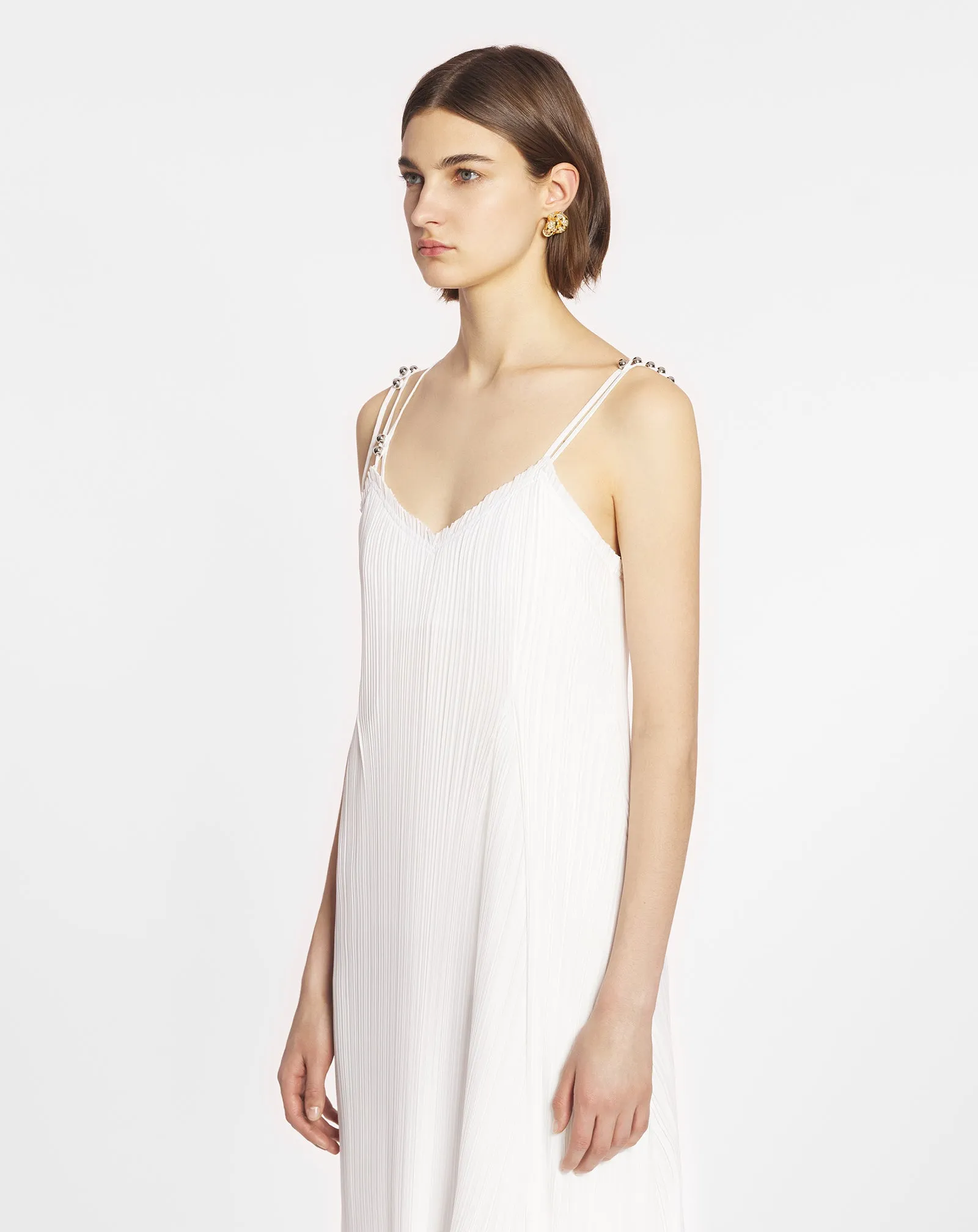 PLEATED DRESS WITH STRAPS sold by Lanvin product image thumbnail 4