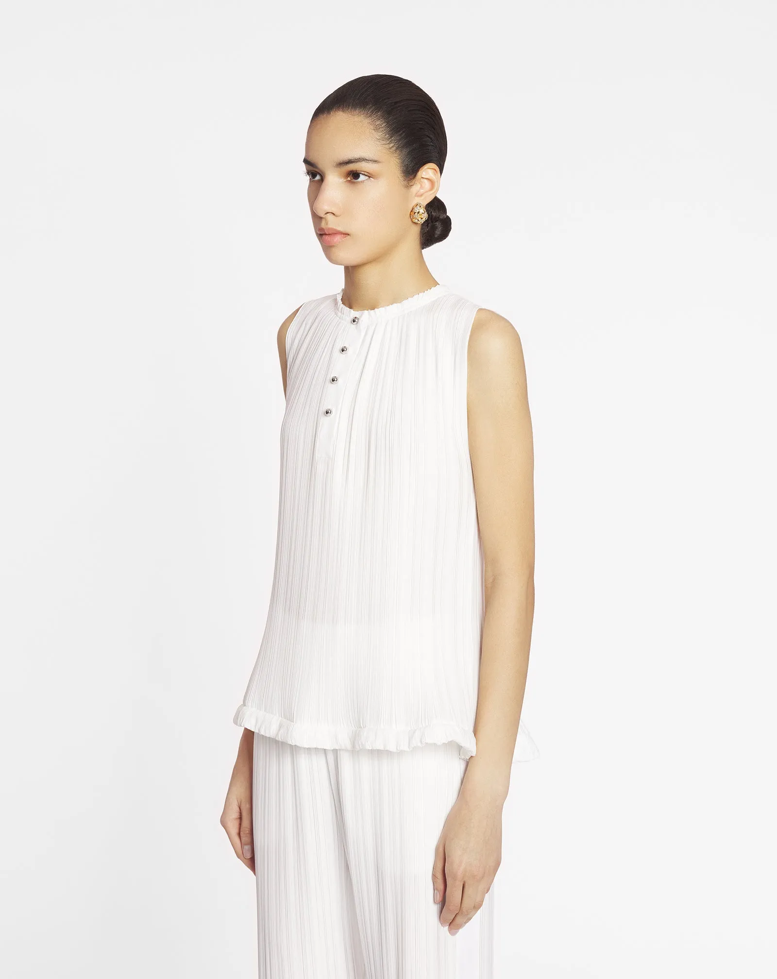 SLEEVELESS PLEATED TOP sold by Lanvin product image thumbnail 3