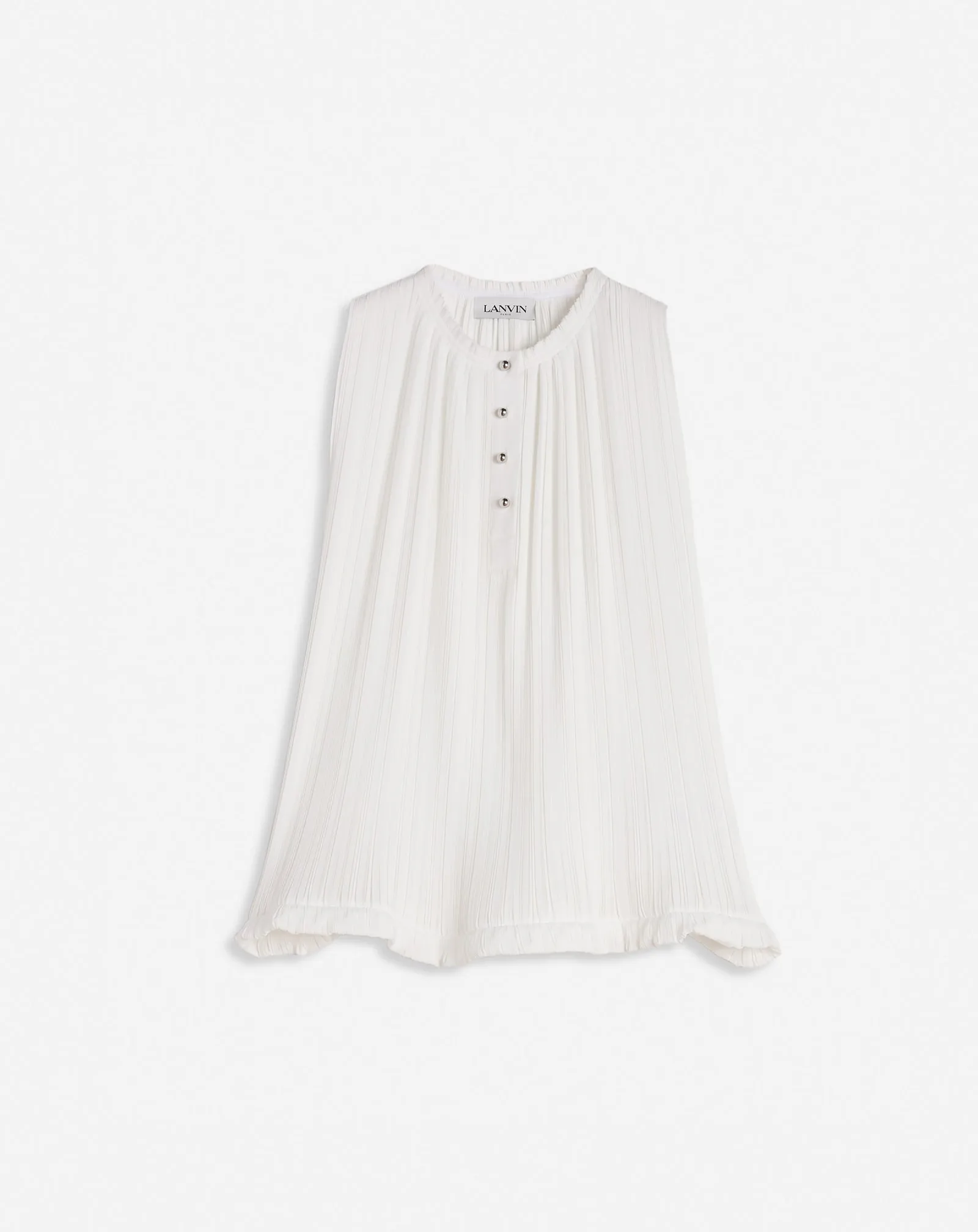 SLEEVELESS PLEATED TOP sold by Lanvin